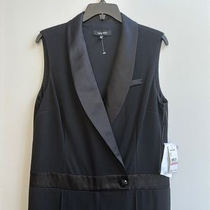 Nine West - BNWT - tuxedo jumpsuit romper - sz 10